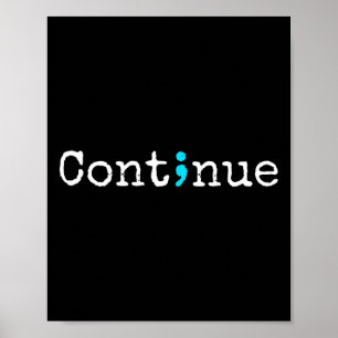 Poster Continuar - Consciência da Saúde Mental