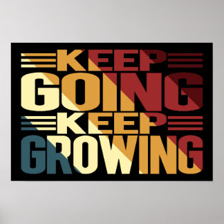 Poster Continue Seguindo Continue Crescendo