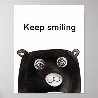 Poster Continue sorrindo