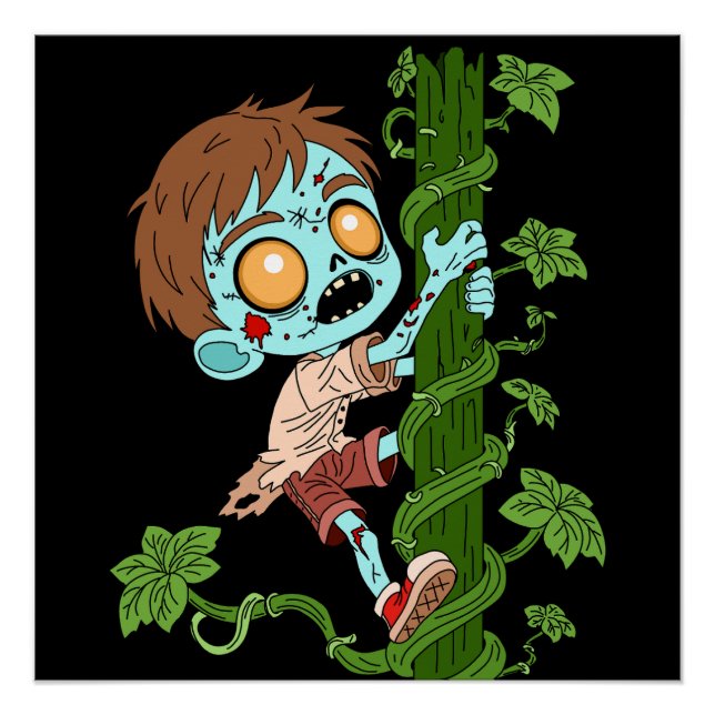 Pôster Conto de Fadas Zombie Jack e o Pé de Feijão (Frente)