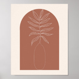 Poster Contorno 4 da Boho Arch Plant