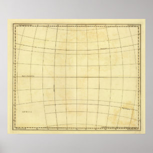 Pôster Contorno da África