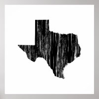 Contorno do Estado do Texas em apuros