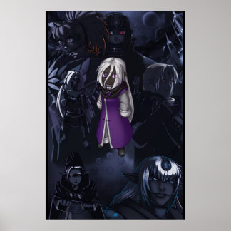 Pôster Contornos: Idade sem lua: capítulos de pré-visuali