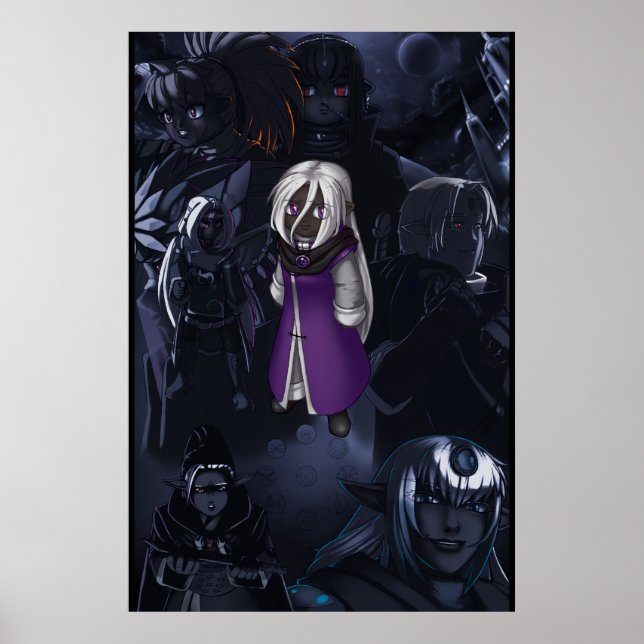 Pôster Contornos: Idade sem lua: capítulos de pré-visuali (Frente)