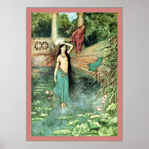 Poster Contos populares de belas artes do vintage do ~ de