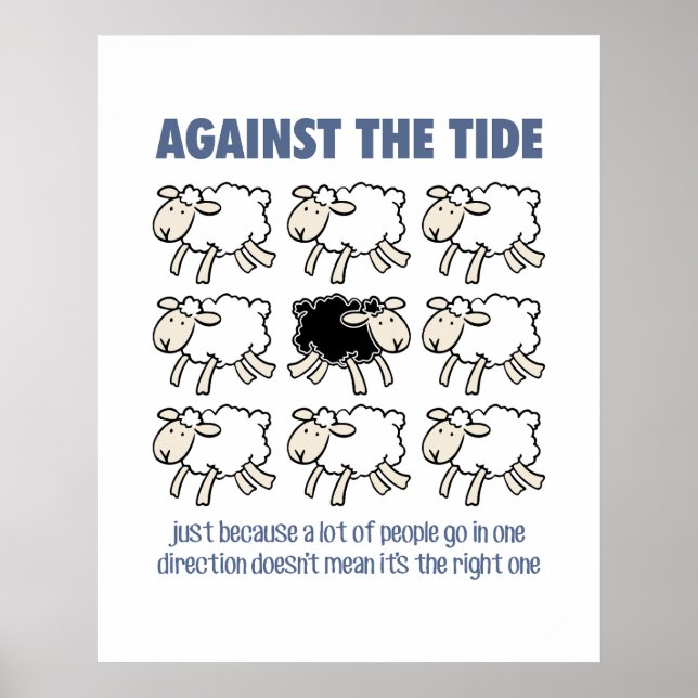 Poster Contra a Maré (Frente)