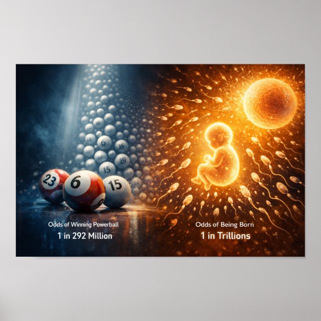 Poster Contra Probabilidades Impossíveis (Frente)