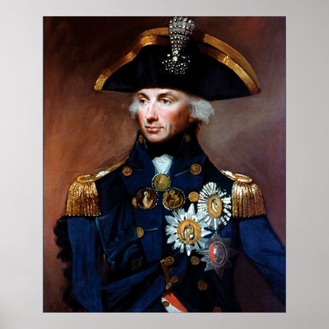 Pôster ContraAlmirante ~ Sir Horatio Nelson (Frente)