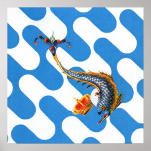Poster Contrada Capitã da Onda Palio