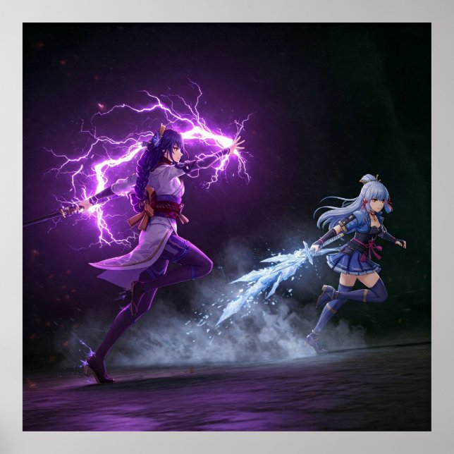 Poster Contraste de Genshin (Frente)