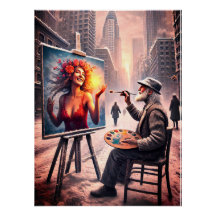 Contraste dos mundos - A visão do pintor