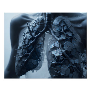 Pôster Contraste pulmonar comunitário