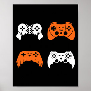 Poster Contrato de jogo de vídeo Gamer do Controlador de