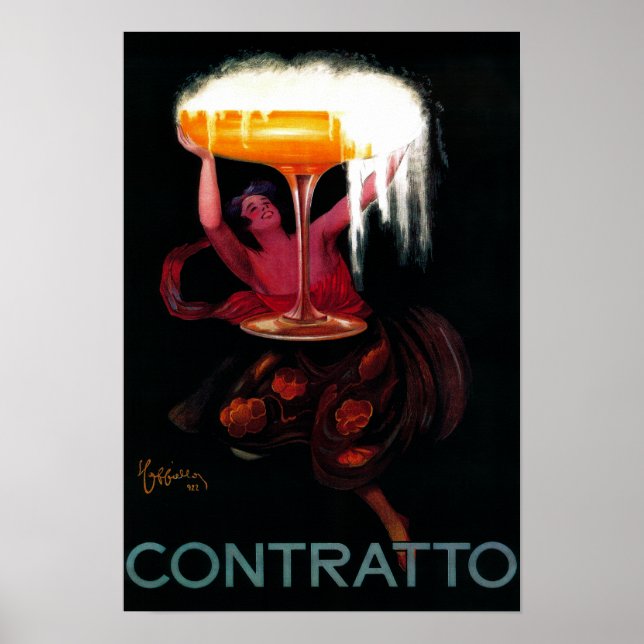 Pôster Contratto Vintage PosterEurope (Frente)