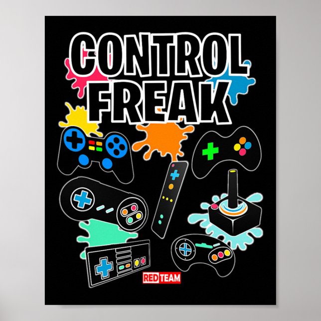 Poster Control Freak - Diversão de jogos de vídeo (Frente)