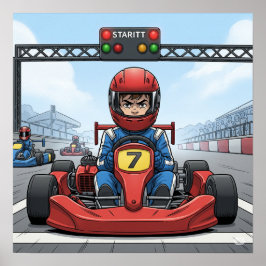 Poster Controlador Go-Kart Determinado