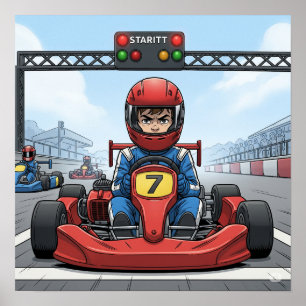 Poster Controlador Go-Kart Determinado