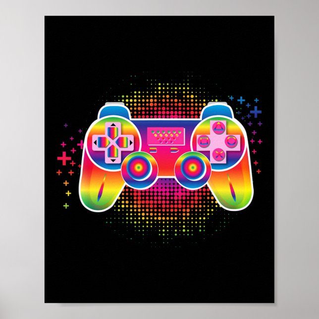 Poster Controladora de Jogos de Vídeo (Frente)