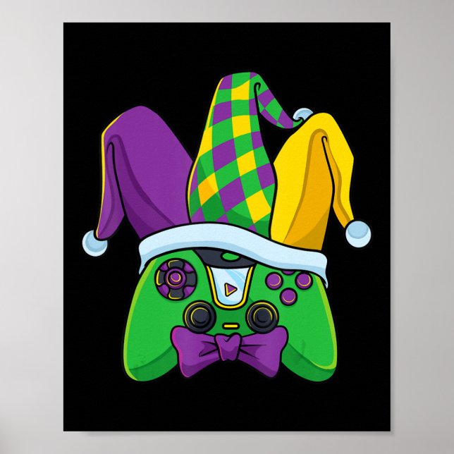 Poster Controladora de vídeo Jester Hat Costum (Frente)