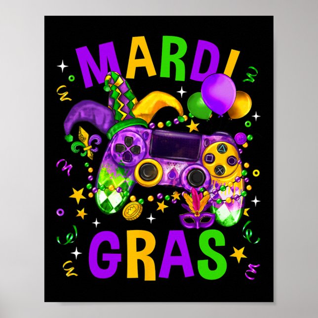 Poster Controladora de vídeo Jester Hat Costum (Frente)