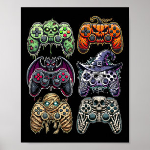 Poster Controladores de Jogos da Mummy Zombie Mummy do Sk