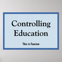 Poster Controlar a Educação