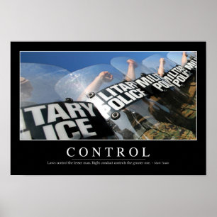 Poster Controle: Citações inspiradas