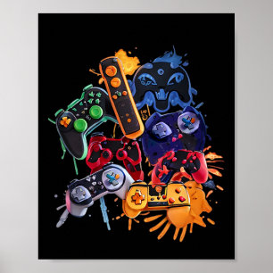 Poster Controle De Jogo Todas As Coisas Controladora De J
