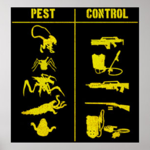 Poster Controle de pragas