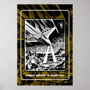 Poster Controle de terra para o Major Tom