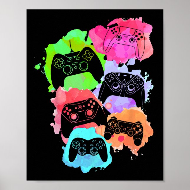 Poster Controle todos os controladores do Lover do jogo d (Frente)