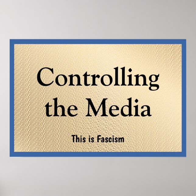 Poster Controlling the Media (Frente)