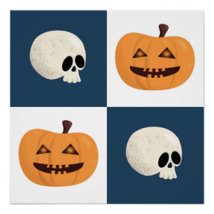 Pôster Controlo de Skulls e de Pumpkins