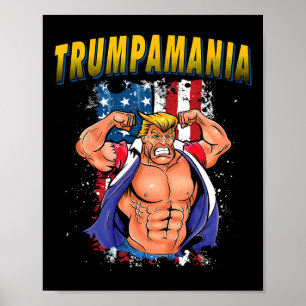 Poster Convenção Republicana de Luta Trump Meme Trumpam