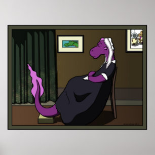 Pôster Convênio em roxo e verde