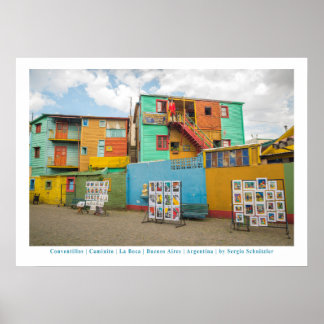 Poster Convenlos em Caminito, Buenos Aires