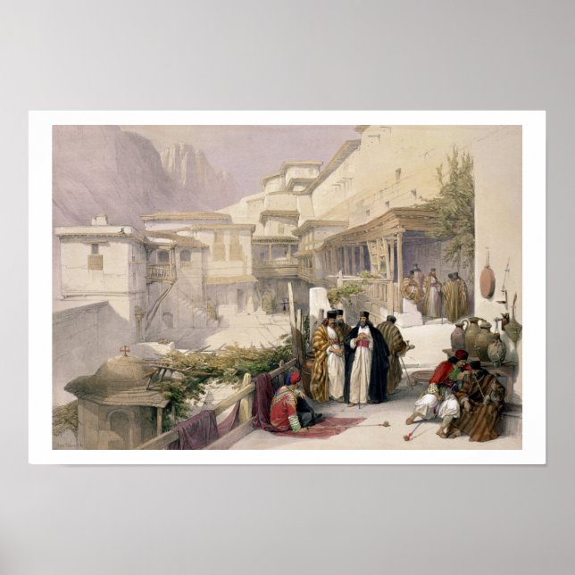 Poster Convento da Rua Catherine, Monte Sinai, 17 de feve (Frente)