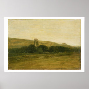 Pôster Convento de Guisborough, c.1801-02 (óleo em