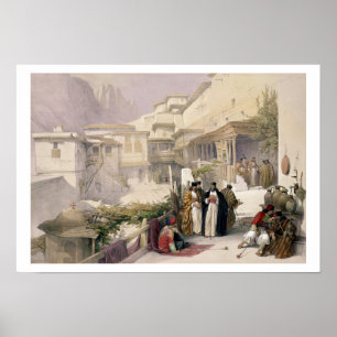 Poster Convento de St. Catherine, monte Sinai, o 17 de
