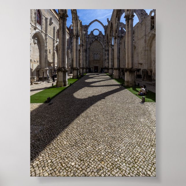 Poster Convento do Carmo em Lisboa (Frente)