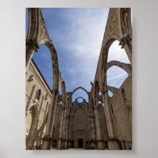 Poster Convento do Carmo in Lisbon