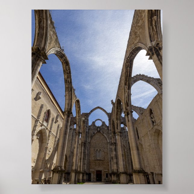 Poster Convento do Carmo in Lisbon (Frente)