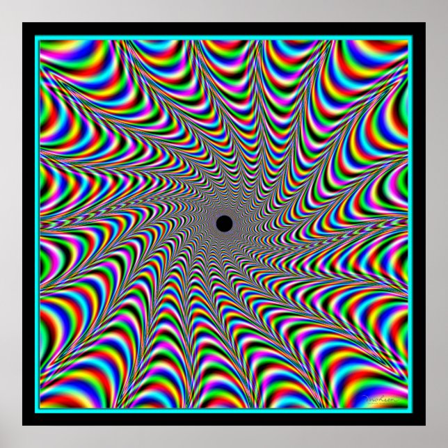 Pôster Convergência de Cores de Vibração (Frente)