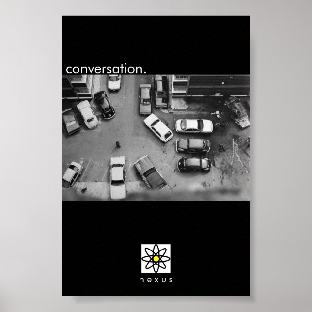 Pôster Conversa. (Frente)