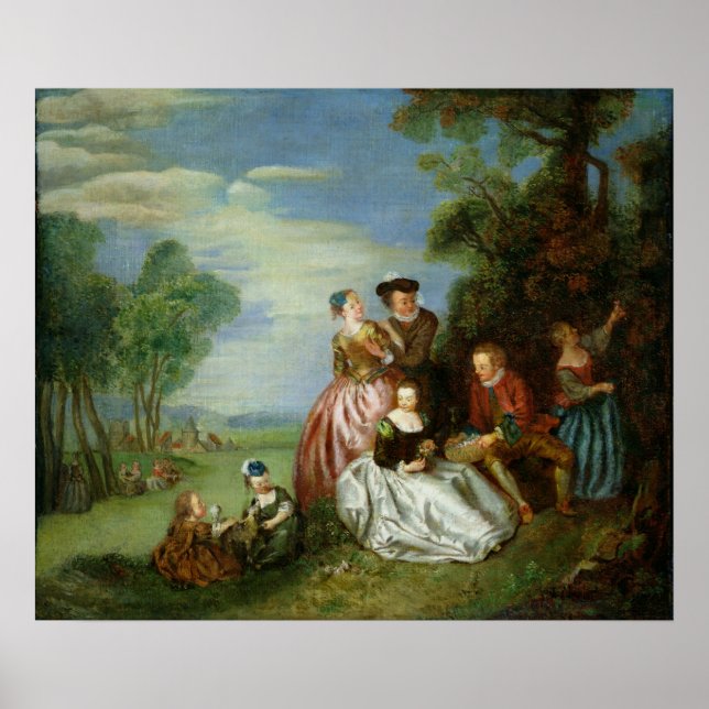 Poster Conversa em um Parque (Frente)