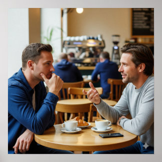 Poster Conversação do Café Cozy