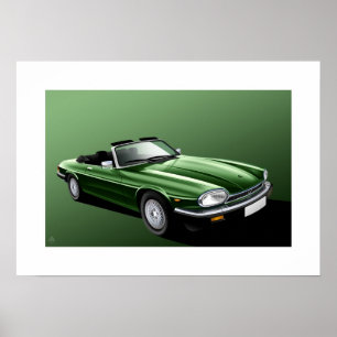 Pôster Convertible de Jaguar XJ-S