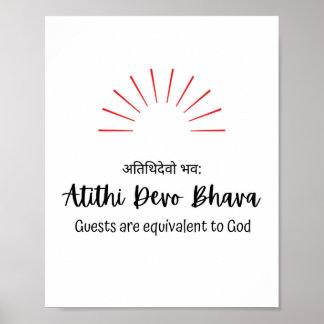 Poster Convidados de Boas-vindas