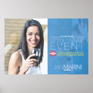 Poster Convite 45x30 da casa aberta "